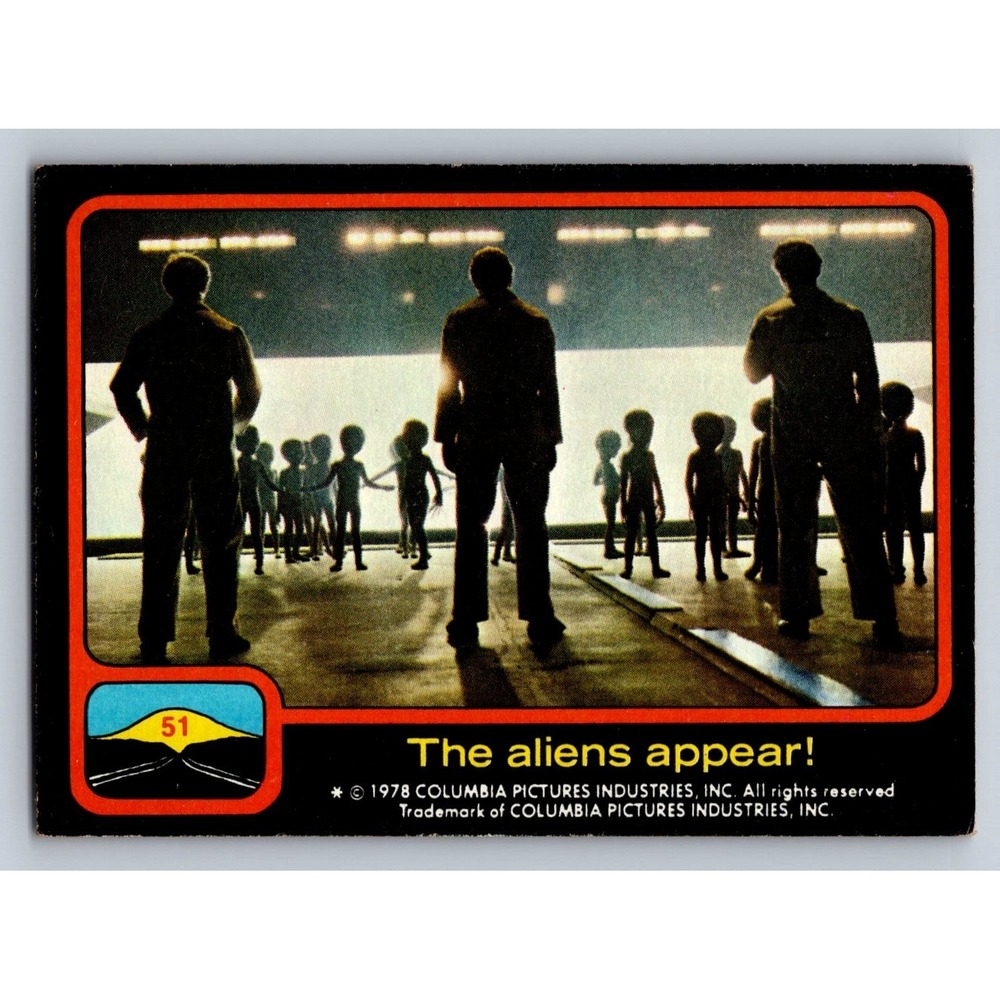 Close Encounters of the Third Kind The Aliens Appear 1978 Topps #51